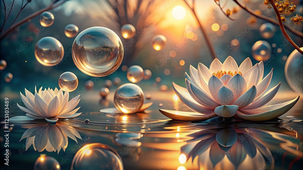 Poster Surreal Photography of Delicate Shapes Intertwined in Calming Muted Tones, Evoking a Dreamlike Atmosphere with Fluid Forms and Soft Color Gradients for Relaxation and Reflection