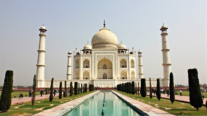 Fototapeta premium taj mahal agra country