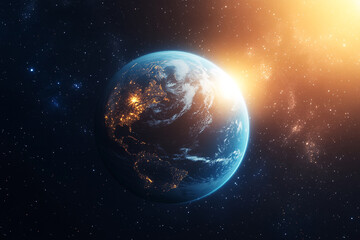 Fototapeta premium Earth Day Social Media Poster Featuring Eco-Friendly Designs and Copyspace for Personalized Messages and Campaign