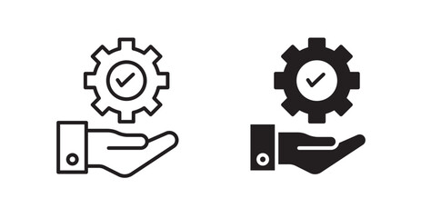 Solution Provide flat simple vector symbols illustration.