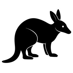 Obraz premium silhouette of a rabbit