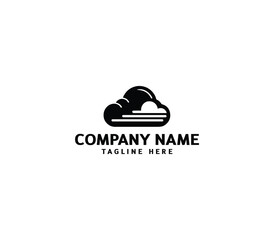 Fototapeta premium Vector cloud logo design. cloud logo symbol icon design vector. Branding, Business, Technology logos