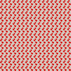 seamless patternwith  mini red hearts background