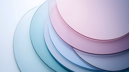 A concept image of a Venn diagram in muted pastel tones, representing overlapping segmentation.