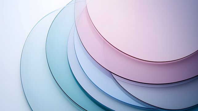 A concept image of a Venn diagram in muted pastel tones, representing overlapping segmentation.