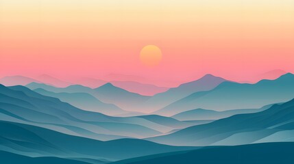 A dynamic gradient background transitioning smoothly between muted colors.