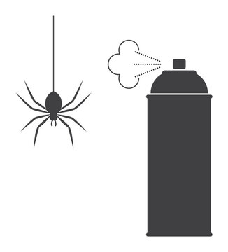 spyder aerosol spray can icon