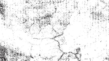 Obraz premium Black crack texture. Cracked on a white background. Wall background crack vector, grunge, ground distress texture.