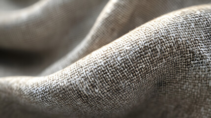 Exploring the Complexity of Intricate Micro-Textures in Woven Threads Portrayed in Soft Neutral Tones with Emphasis on Light and Shadow Play