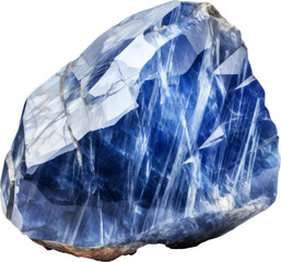 Obraz premium Sodalite transparent PNG, isolated, cut-out