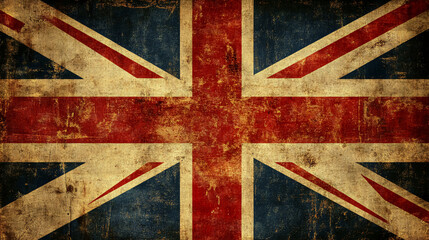 Fototapeta premium The Union Jack flag of the United Kingdom.