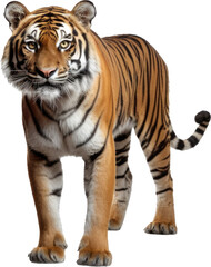 Fototapeta premium Tiger transparent PNG, isolated, cut-out