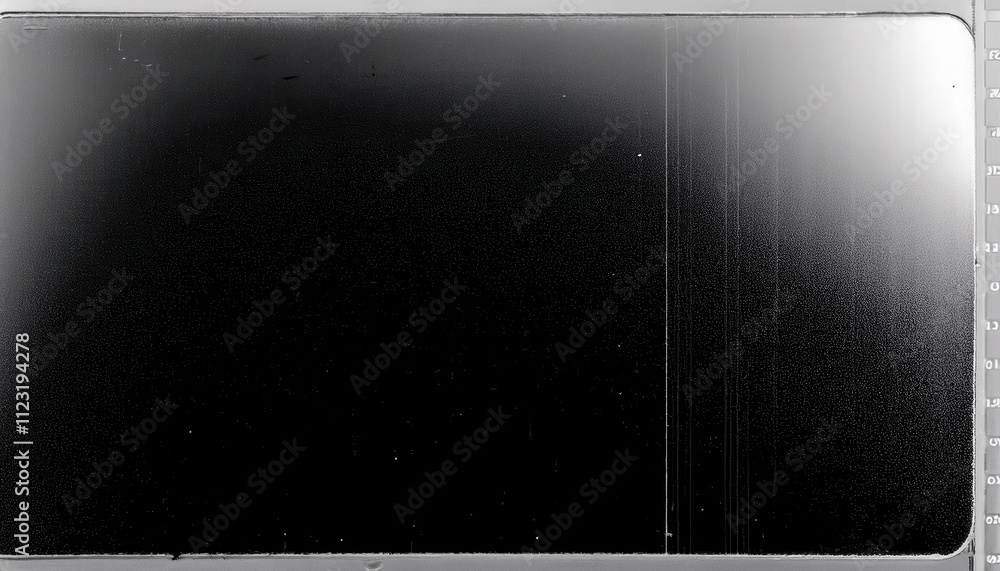 Aufkleber macro shot of a textured black surface with light reflections and a central scratch, highlighting fi