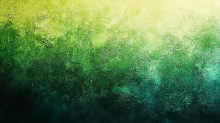 This image features a textured abstract painting with a gradient that moves from light green at the top to a darker shade at the bottom. Ideal for modern wall art.