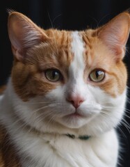 Close-up of a Japanese Bobtail Cat