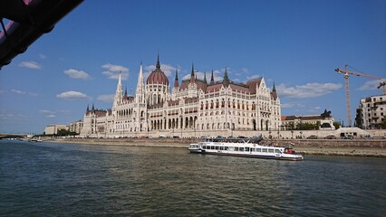 Fototapeta premium The great Hungarian parliament building