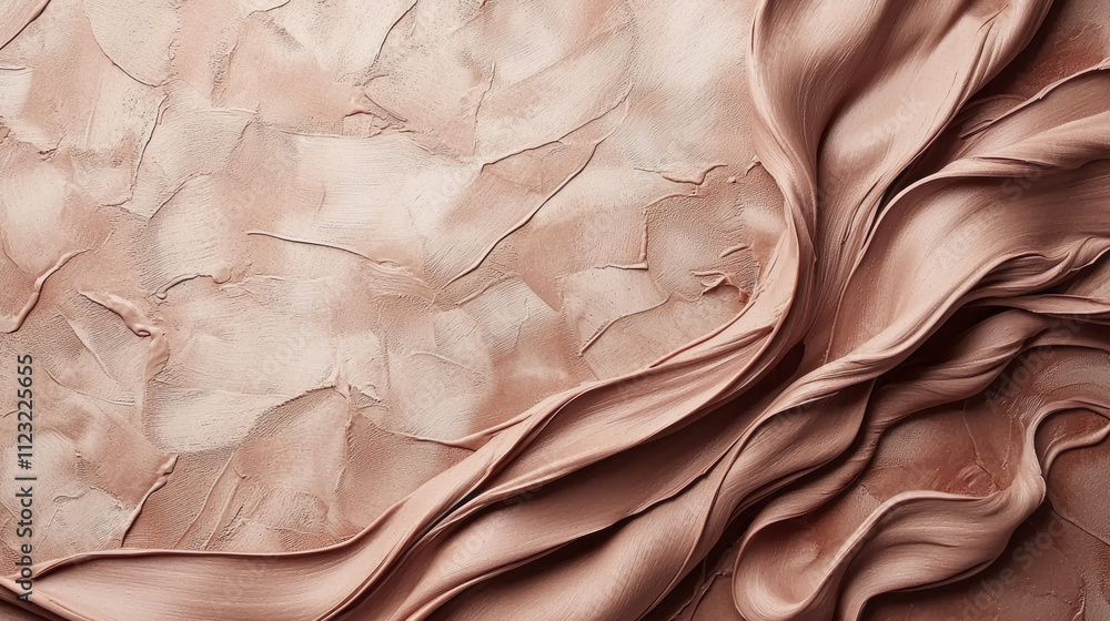 Aufkleber Soft mocha hues blend seamlessly, creating a captivating display of elegant textures that enhance any modern decor aesthetic