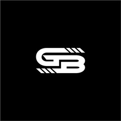 GB Letter Initial Logo Design Template Vector Illustration