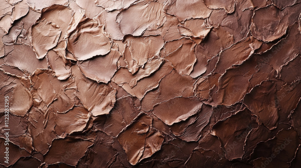Aufkleber Rich mocha tones blend with textured layers to create a visually stunning backdrop that adds depth and sophistication to any room