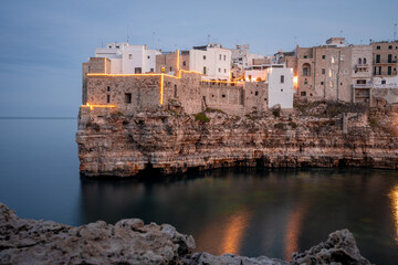 Polignano a Mare, apulia, Italy. Seascape, Architecture.