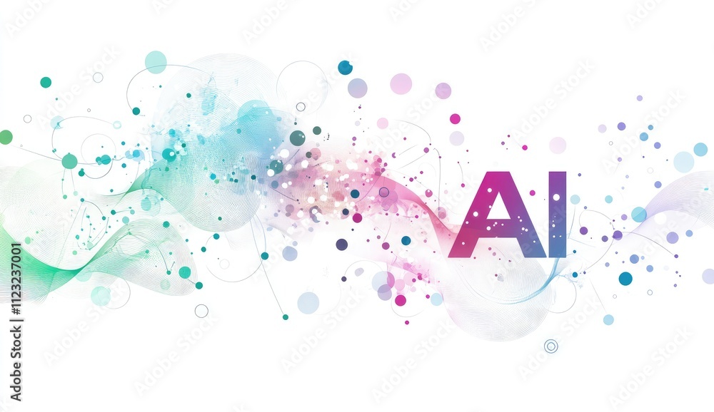 Poster abstract design featuring 