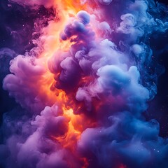 Art vibrant colorful smoke abstract inspiration high resolution hd background