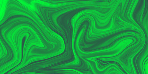 Abstract green liquid stone ceramic marble wall and flooring tiles background. Colorful marble pattern of the blend of curves. Dark green liquid marble texture background vector