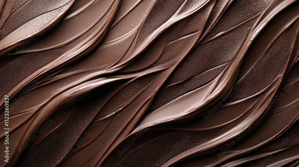 Poster smooth, flowing lines of mocha and dark chocolate combine to create a stunning visual experience rem