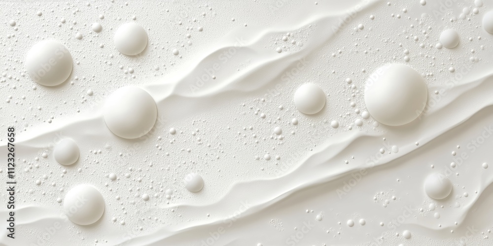 Poster white water bubble background for augmented reality generative ai