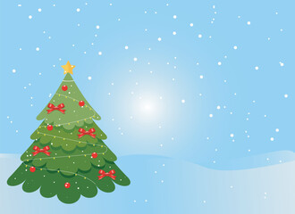 Christmas tree background