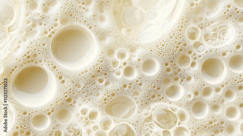 Aufkleber abstract ivory water bubble background for creative text and design generative ai