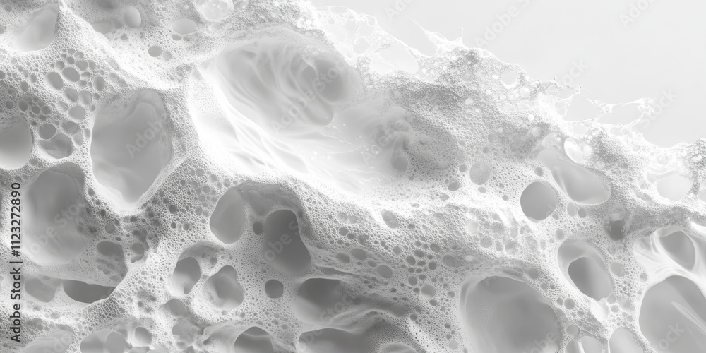 Poster white water bubble background for augmented reality generative ai