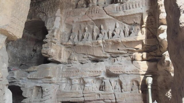 Buddhist Caves in Shanxi, China (Yungang Grottoes)