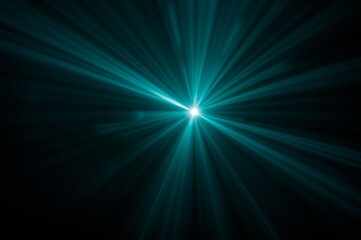 Obraz premium Abstract Light Rays with a Central Glow in a Dark Background