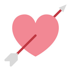 Heart with Arrow Illustration