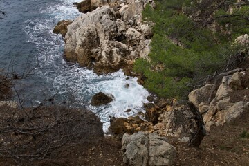 rocks in the sea