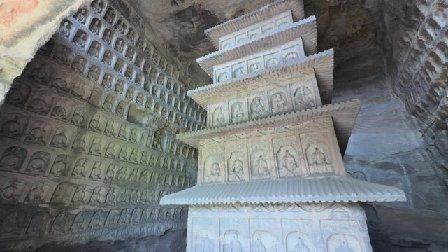Buddhist Caves in Shanxi, China (Yungang Grottoes)