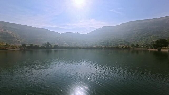 8 December 2024, Pune, Maharashtra, India, historical Mastani Lake, also known as Mastani Talab, is situated near Wadki village, It was built around 1720 during the reign of Bajirao Peshwa.