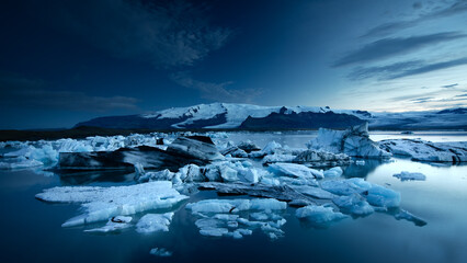 Góry lodowe Islandia 