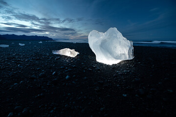 Islandia diamentowa plaża © Sieku Photo