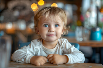 portrait of a little child