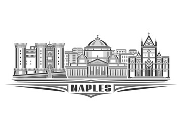 Vector illustration of Naples