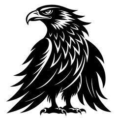 Obraz premium Bearded Vulture Andorra silhouette