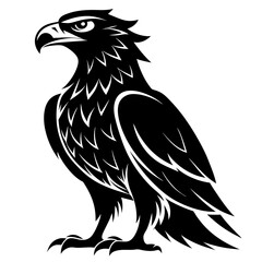 Obraz premium Bearded Vulture Andorra silhouette