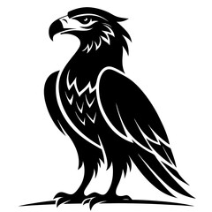 Obraz premium Bearded Vulture Andorra silhouette