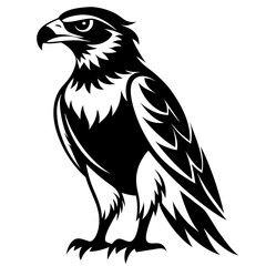 Fototapeta premium Bearded Vulture Andorra silhouette