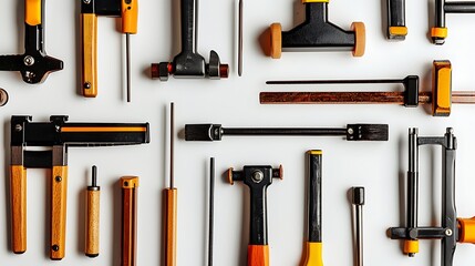 A collection of various tools, including hammers, pliers, and wrenches