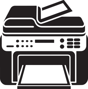 recommend clip art: High-Quality Printer Silhouette Vector Graphic