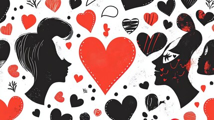 Fototapeta premium graphic resource about love