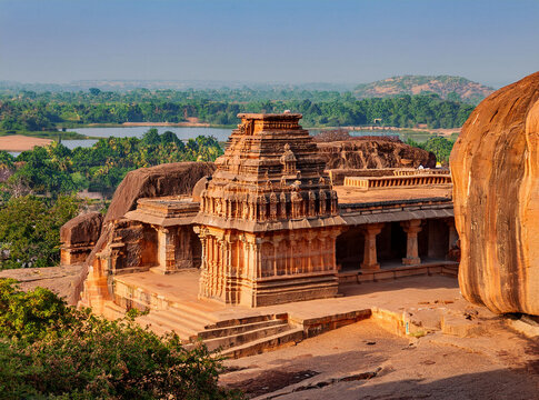 Ancient Splendor of Badami Rock-Cut Temples, Karnataka
